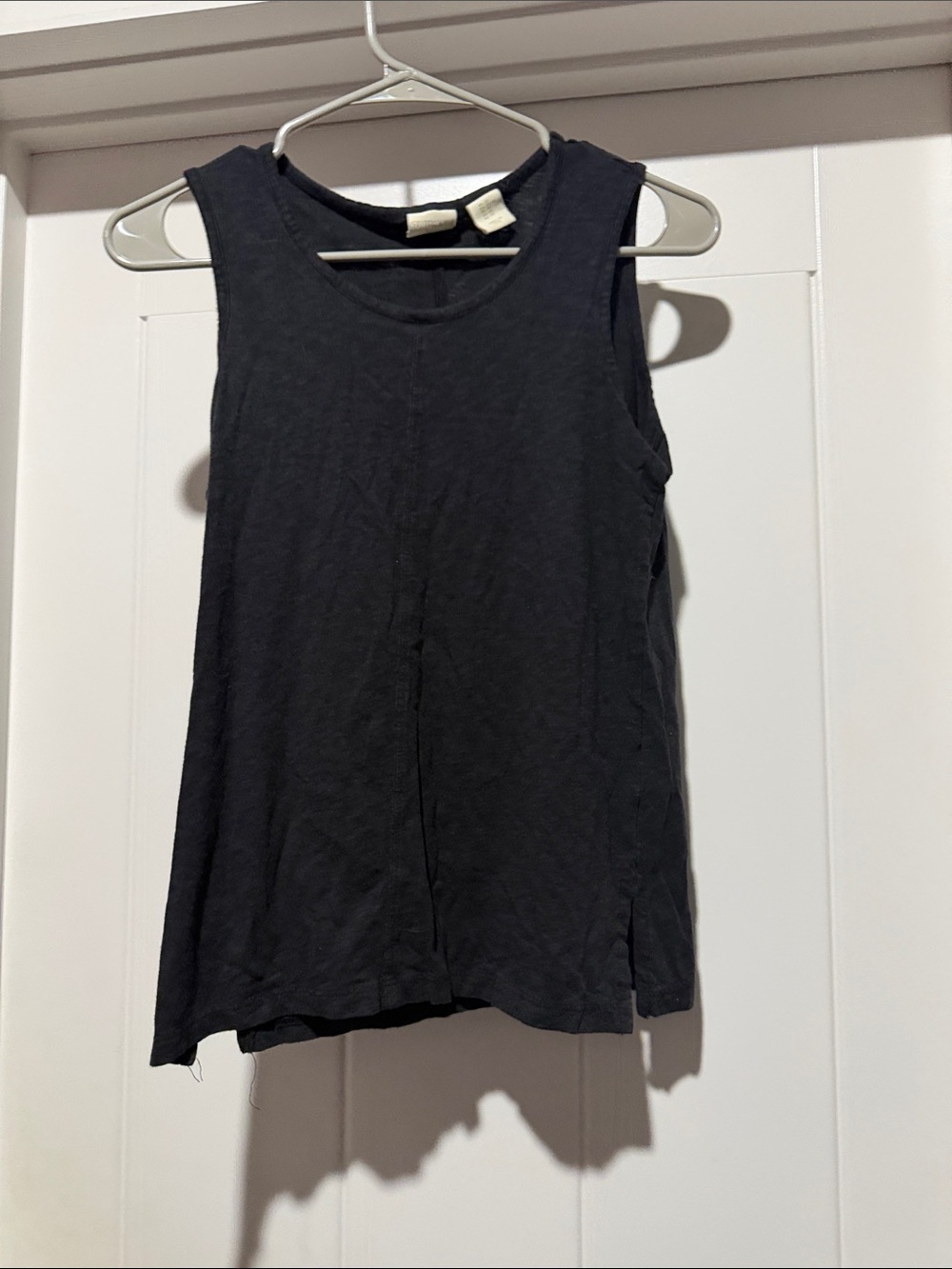 Saint Tropez West Black Scoop Neck Tank